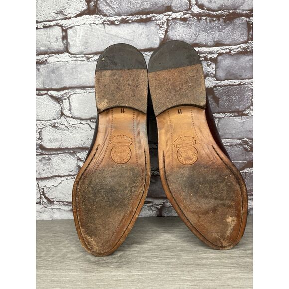 Paragon Brown Leather Cap Toe Handmade Oxfords Lace Up Shoes Men Sz 11D US/44EU - Picture 7 of 16